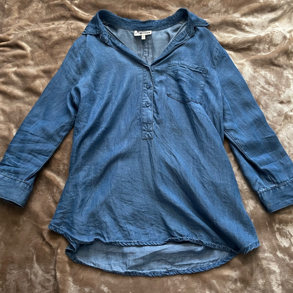 Small “Denim” Button Down Shirt